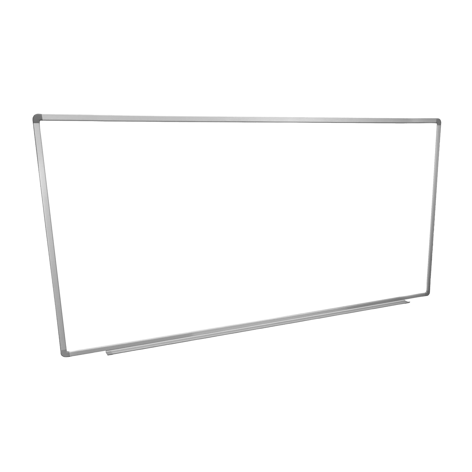 Luxor Wall-Mounted Magnetic Whiteboard — 90in. x 40in., Painted Steel, Ghosting-Resistant, Model# DEWM005
